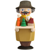 Christmas Decor Vendor German Smoker | 5.5 Inches Tall – German Christmas smoker by Seiffener Volkskunst eG