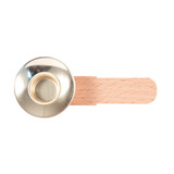 Pyramid 17mm Candleholder – alternate view of the wooden candleholder