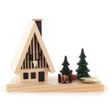 Cabin German Candleholder Incense Smoker – German Christmas smoker by Joachim und Walter Neumann