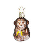 Little Monkey Glass Ornament | 2.2" 5cm – Christmas ornament by Inge-Glas