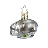 Happy Hippo Glass Ornament | 1.8" 4cm – Christmas ornament by Inge-Glas