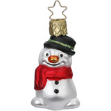 Little Snowman Glass Ornament | 2.4" 6cm – Christmas ornament by Inge-Glas