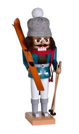 Skier Nutcracker – German nutcracker by KWO