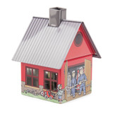 Fire fighter House | Metal Smoker | 3.5 Inches Tall – alternate view of the German Christmas smoker