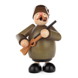 Wooden Incense Smoker - The Hunter - 5 Inches Tall – alternate view of the German Christmas smoker