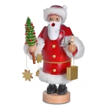 Handcrafted KWO Santa Claus incense smoker from The Bearded Ones series. Made in the Ore Mountains of Germany, suitable for incense cones. 20 cm tall.
