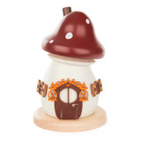 Wooden Smoker Mushroom House | 15cm