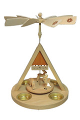 Deer with Feeding Rack | Tealight Pyramid | 10.6 Inches