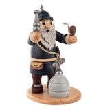 Blue Firefighter German Incense Smoker | 21cm – alternate view of the German Christmas smoker
