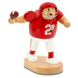 Football Player - Painted Jersey Incense Smoker | 20cm – alternate view of the German Christmas smoker