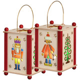 Nutcracker and Smoker LED Lantern - 1 Piece