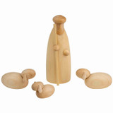 Nativity Shepherd with Sheep Four Piece Set | 6 cm