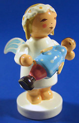 WENDT & KÜHN Blonde Angel Figurine Doll – alternate view of the Christmas ornament