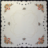 Christmas Candle German Table Topper Tablecloth LNWDEKO85X85 – alternate view of the German handcrafted gift