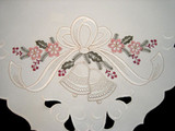 German Holiday Bells Christmas Table Topper – alternate view of the German handcrafted gift
