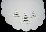 German Village Church Christmas Table Topper 30 – alternate view of the German handcrafted gift