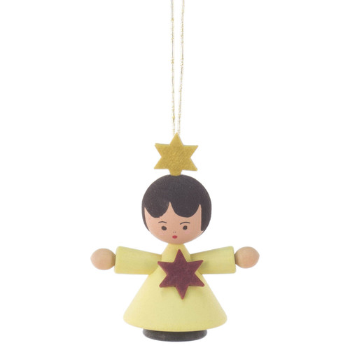 Angel Child Ornament Yellow