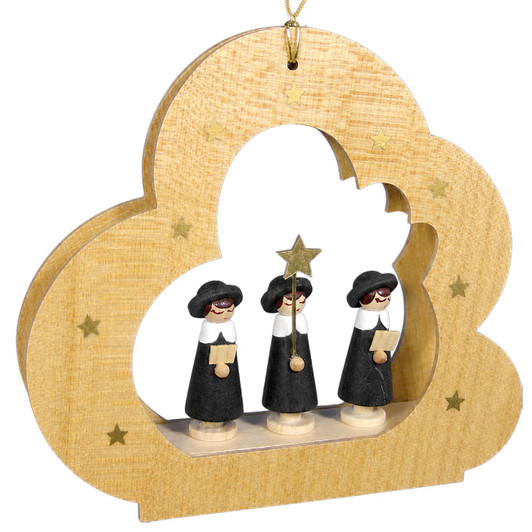 Richard Glässer Cloud Ornament with Carolers | 9cm – Christmas ornament by Richard Glaesser