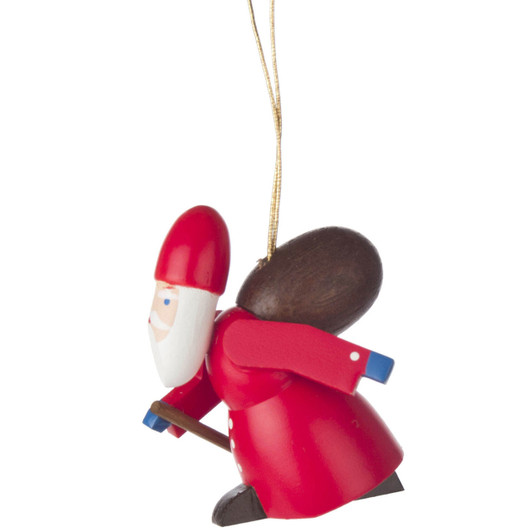 Ruprecht Santa Wooden German Ornament – Christmas ornament by Volker & Heiko Flath