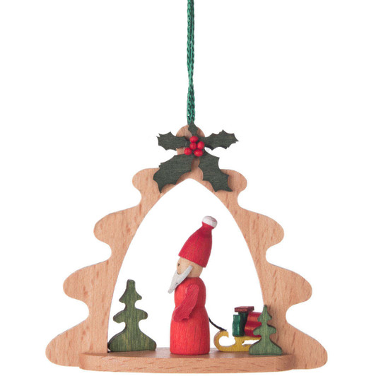 Santa Tree Frame German Ornaments – Christmas ornament