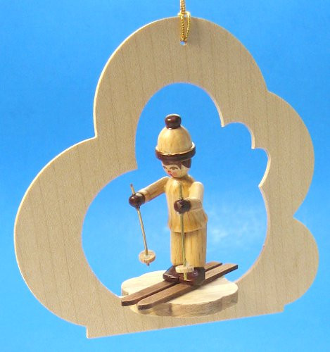 Ski Wood German Ornament – Christmas ornament by Richard Glaesser