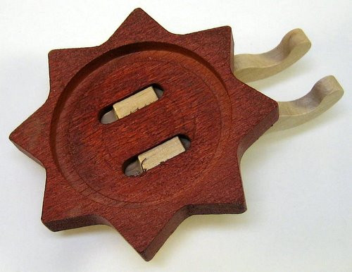 Brown Tealight Holder – wooden candleholder by Zeidler Holzkunst GmbH
