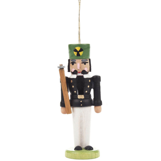 Nutcracker Miner German Ornament Black – German nutcracker by Karl-Heinz Bilz