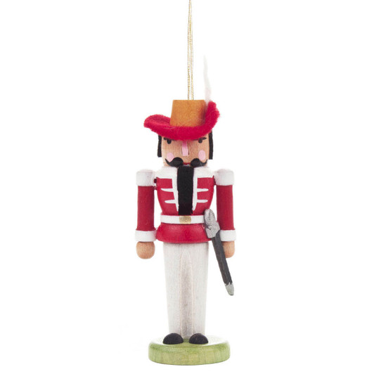 Nutcracker German Ornament Red – German nutcracker by Karl-Heinz Bilz