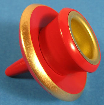 Pyramid Candle Holder Red 085055 – wooden candleholder