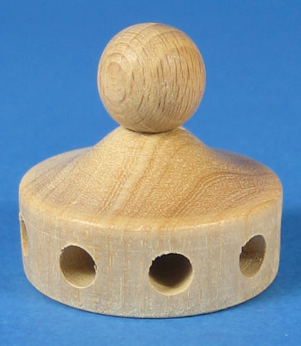 Pyramid Hub 9 Holes - 4.5mm / 2mm - Natural – Christmas pyramid by Richard Glaesser
