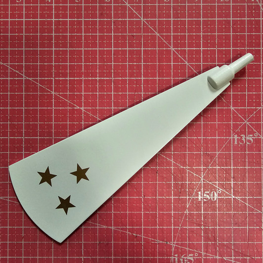 Pyramid Paddle 229mm x 76mm White Star – Christmas pyramid by Richard Glaesser