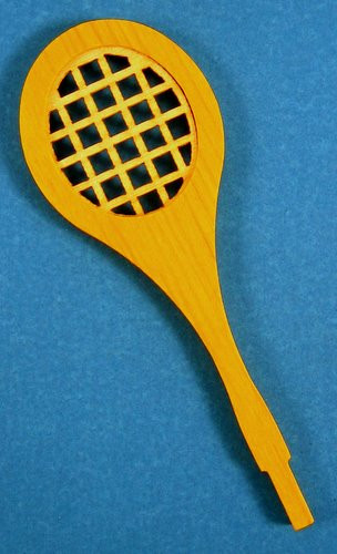 Replacement Tennis Racket – German handcrafted gift by Zeidler Holzkunst GmbH