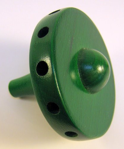 Wooden 2" Hub Green 12 Holes - 4mm / 2mm – Christmas pyramid by Zeidler Holzkunst GmbH