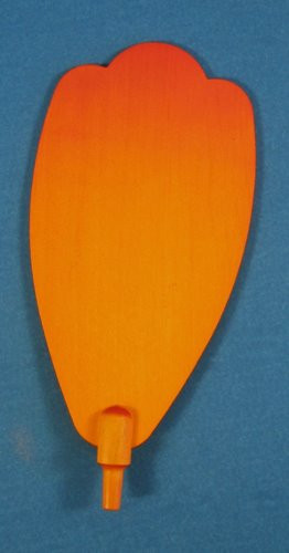Yellow Orange Paddle Small 118mm x 56mm – Christmas pyramid by Zeidler Holzkunst GmbH