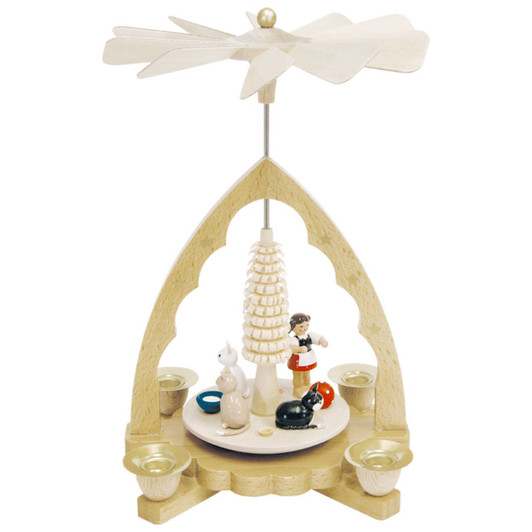 Cats German Christmas Pyramid – Christmas pyramid by Richard Glaesser