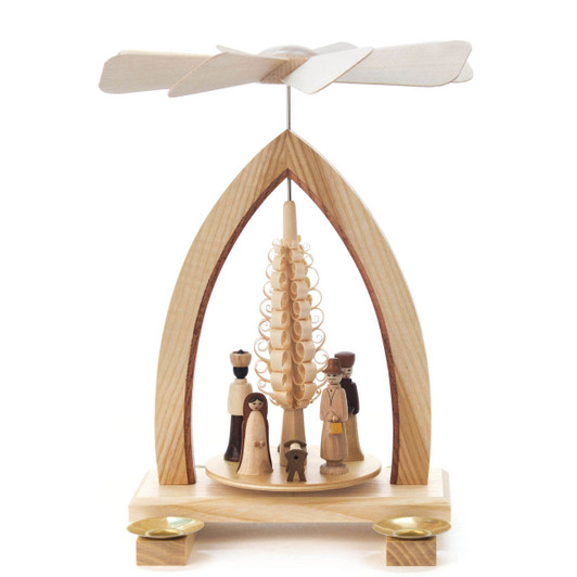 Christmas Nativity German Pyramid – Christmas pyramid by Peter Lorenz