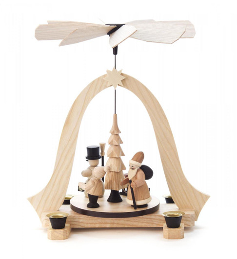 Christmas Pyramid Natural Wood – Christmas pyramid by Spielwarenmacher Gunther