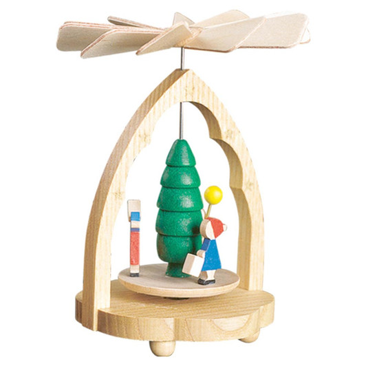 Miniature Pyramid Children Playing | Warm Air Pyramid – Christmas pyramid by Richard Glaesser