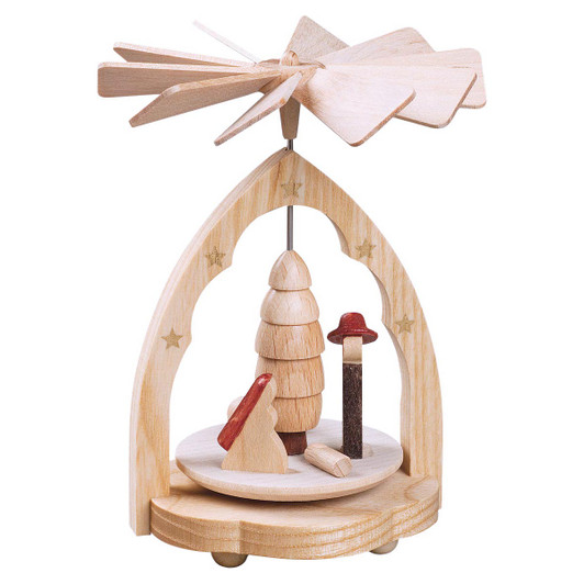 Miniature Pyramid Christmas Nativity | Warm Air Pyramid – Christmas pyramid by Richard Glaesser