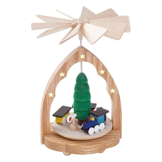Miniature Pyramid Toy Train | Warm Air Pyramid – Christmas pyramid by Richard Glaesser