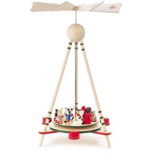 Santa Toys German Christmas Pyramid – Christmas pyramid by Volker & Heiko Flath