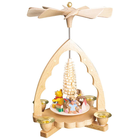 Teddy Bears Toys Pyramid – Christmas pyramid by Richard Glaesser