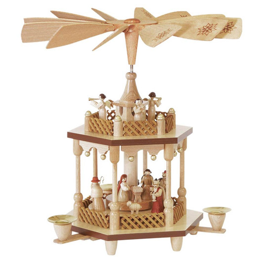 Three Wisemen Nativity German Pyramid – Christmas pyramid by Richard Glaesser