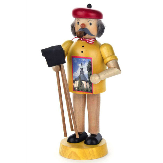 Photographer Red Beret Incense Smoker | 6.75 Inches Tall – German Christmas smoker by Maik Korner