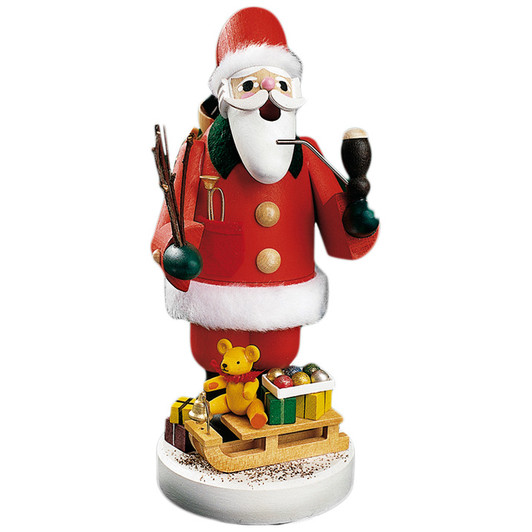 Santa with Small Sleigh German Smoker – German Christmas smoker by Richard Glaesser