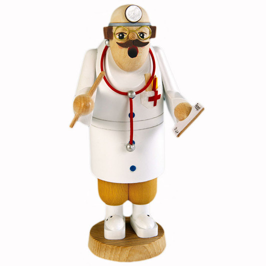 Doctor Checkup Incense Smoker | 7.1 Inches Tall – German Christmas smoker by Richard Glaesser