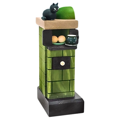 Green Tiled Stove German Smoker – German Christmas smoker by KWO