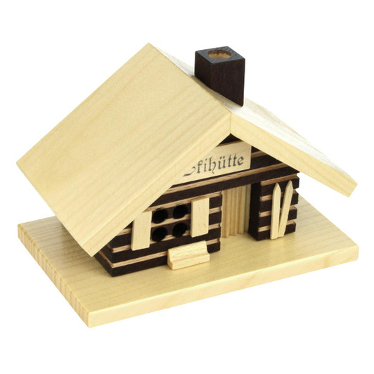 Miniature Ski Hut German Smoker – German Christmas smoker by Joachim und Walter Neumann