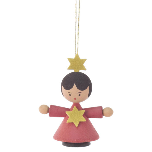 Angel Child German Ornament Red – Christmas ornament