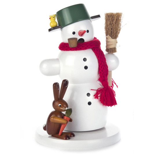 Snowman Rabbit Friend German Smoker – German Christmas smoker by Ralf Zenker